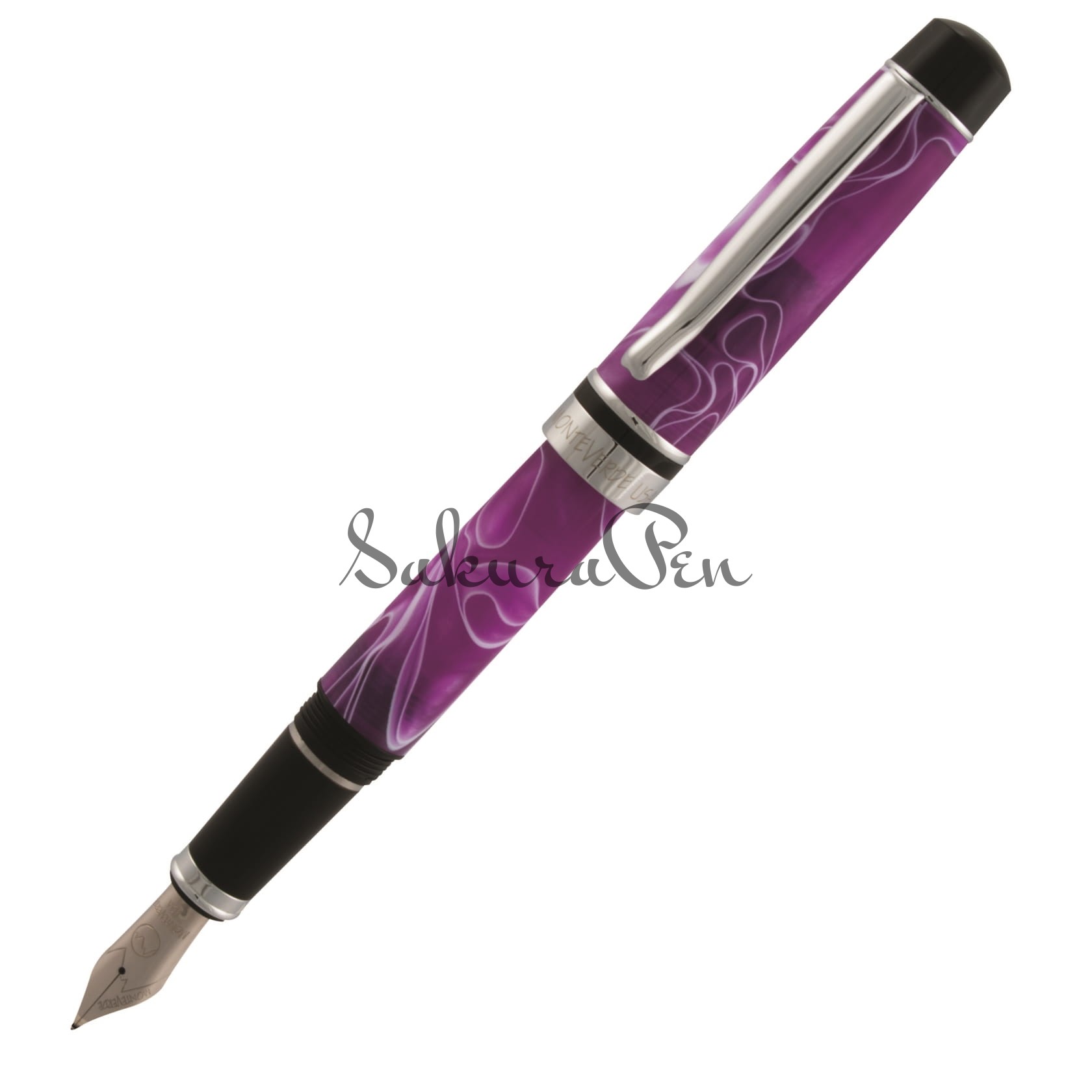 Monteverde Prima Purple White Swirl Pióro Wieczne