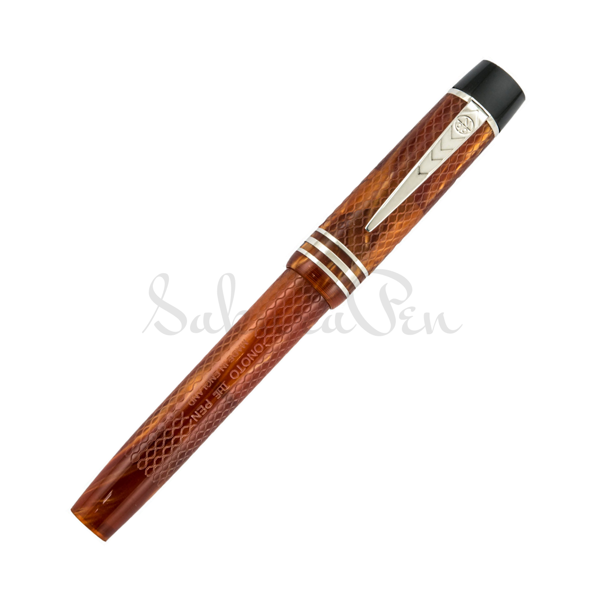 Onoto Magna Classic Amber Pearl Grawerowane Pióro Wieczne 18k