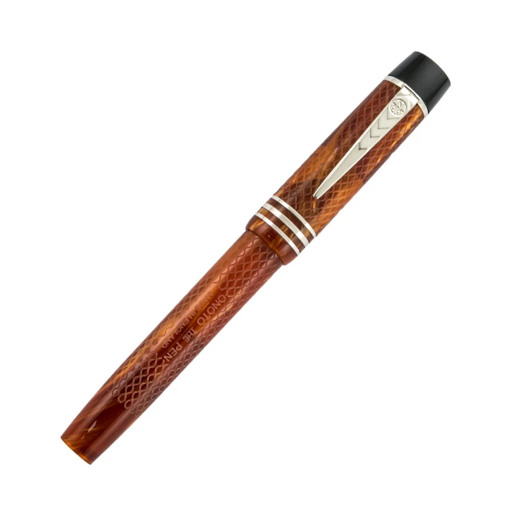 Onoto Magna Classic Amber Pearl Grawerowane Pióro Wieczne 18k