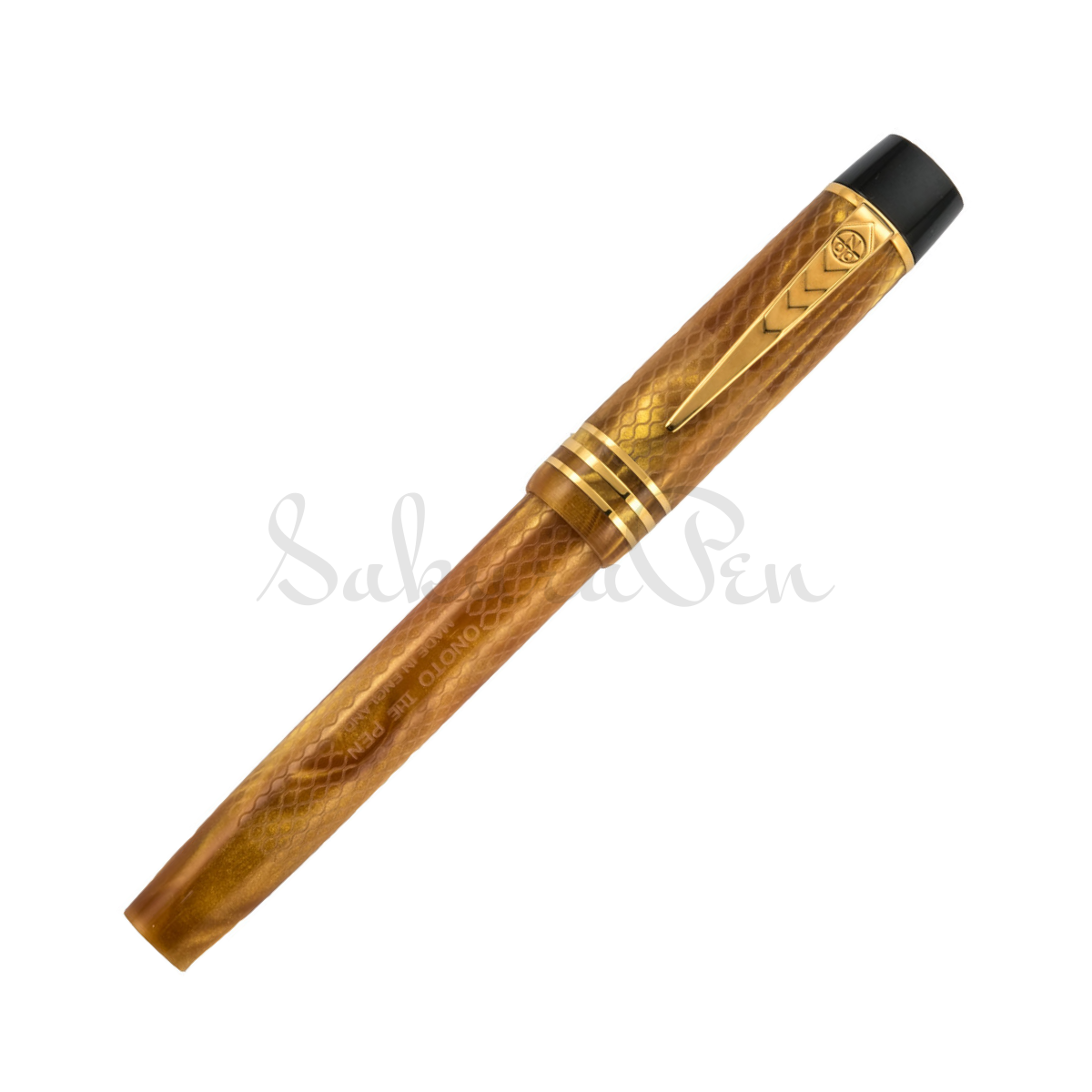 Onoto Magna Classic Gold Pearl Grawerowane Pióro Wieczne 18k