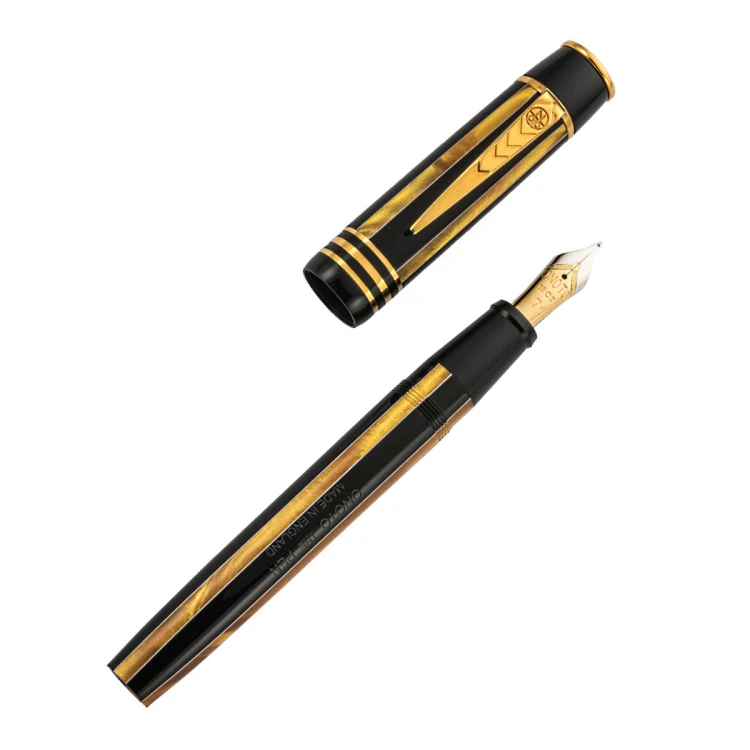 Onoto Shakespeare Black Gold Pinstripe Pióro Wieczne 18k