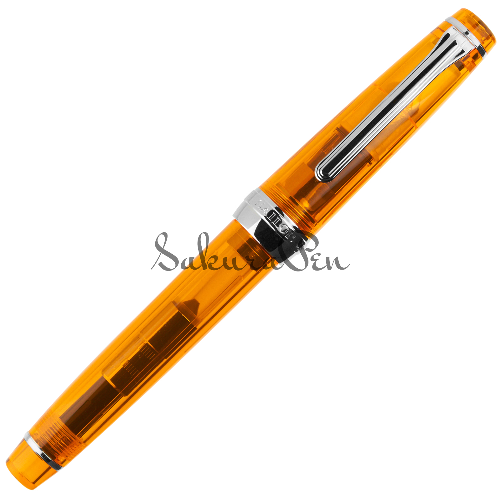 Sailor Pro Gear Slim Orange Transparentne Pióro Wieczne 14k RT