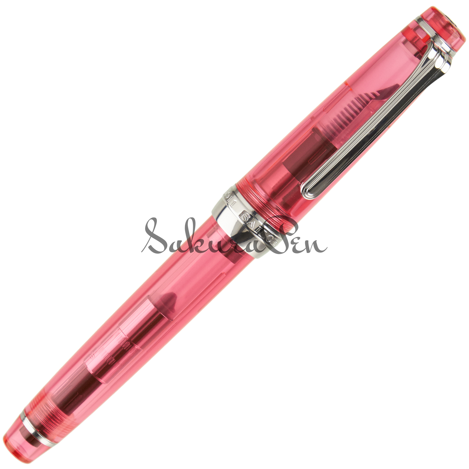 Sailor Pro Gear Slim Pink Transparentne Pióro Wieczne 14k RT