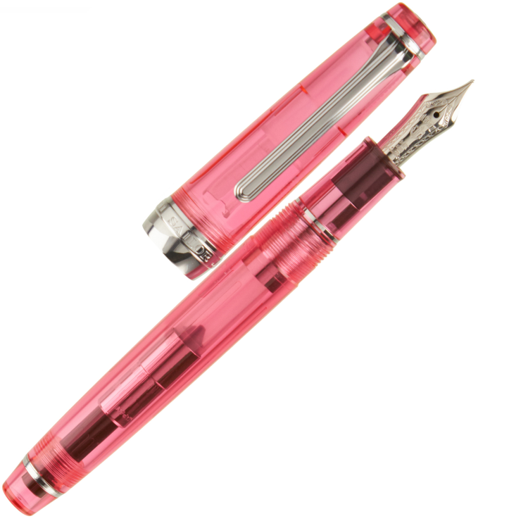 Sailor Pro Gear Slim Pink Transparentne Pióro Wieczne 14k RT