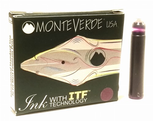 Monteverde Atrament Naboje Kpl 6szt Fioletowy