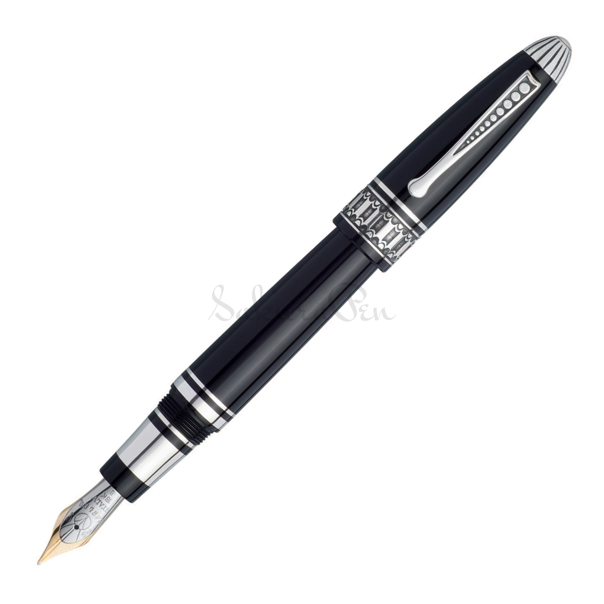 Marlen Opera Pióro Wieczne Black 18k