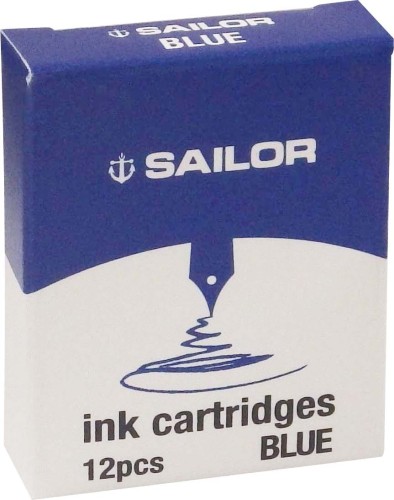 Sailor Naboje do Piór Wiecznych Basic Blue Kpl 12szt