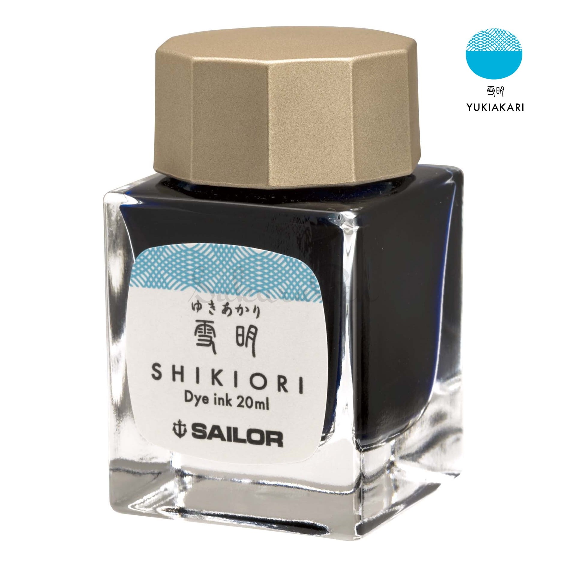 Sailor Atrament Shikiori Yukiakari Błękitny 20ml