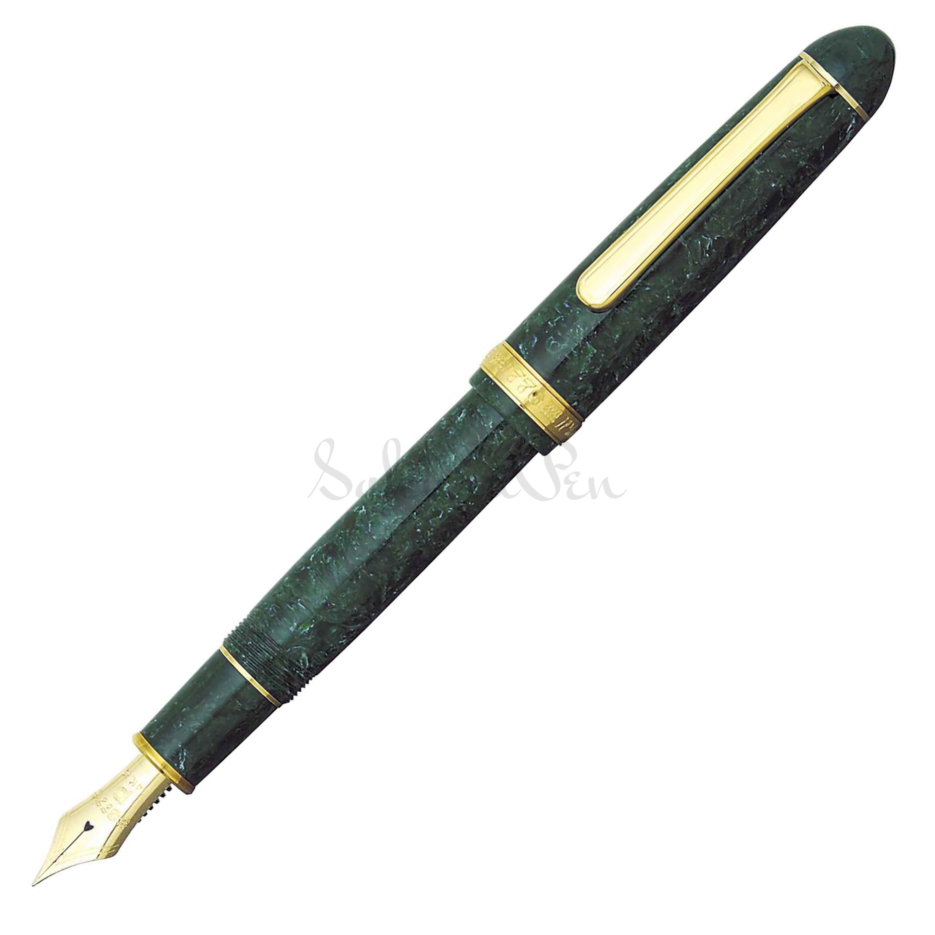 Platinum #3776 Celluloid Pióro Wieczne Emerald