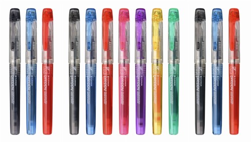 Platinum Preppy Rainbow Pióro Wieczne Zielone New