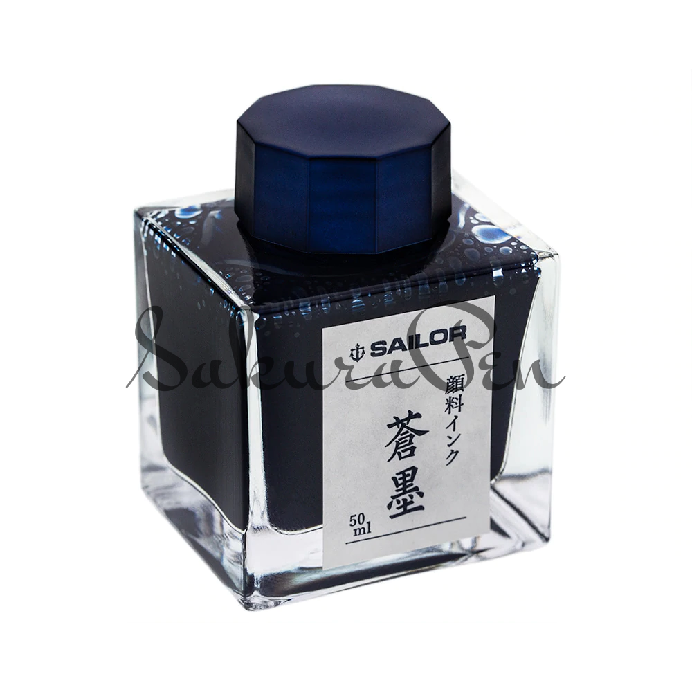 Sailor Atrament Nano Sou-Boku Pigment Ink Niebiesko-Czarny 50ml
