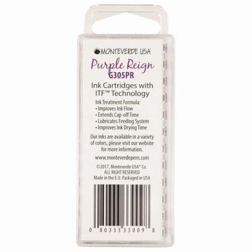 Monteverde Atrament Purple Reign Naboje 12szt