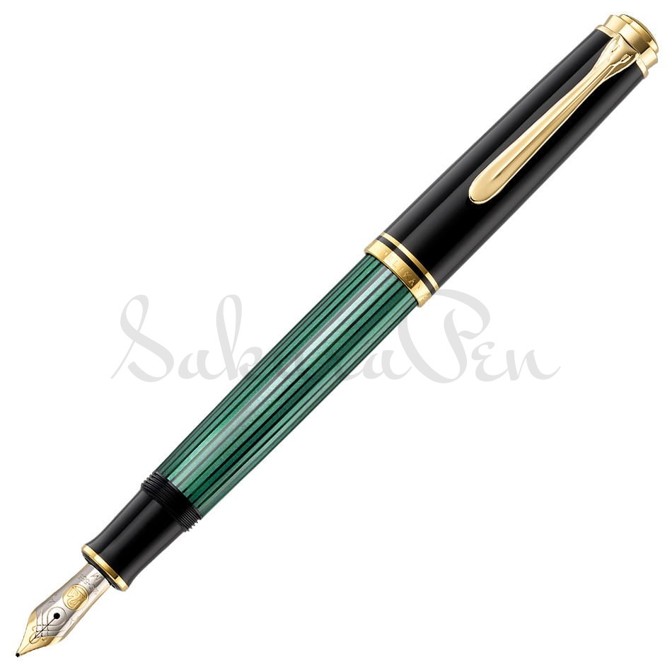 Pelikan Pióro Wieczne Souveraen M 600 Zielono-czarne