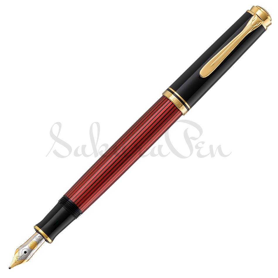 Pelikan Pióro Wieczne Souveraen M 600 Czerwono-czarne
