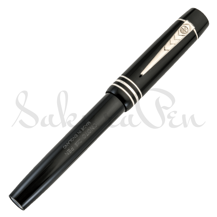 Onoto Magna Black Silver Pióro Wieczne 18k