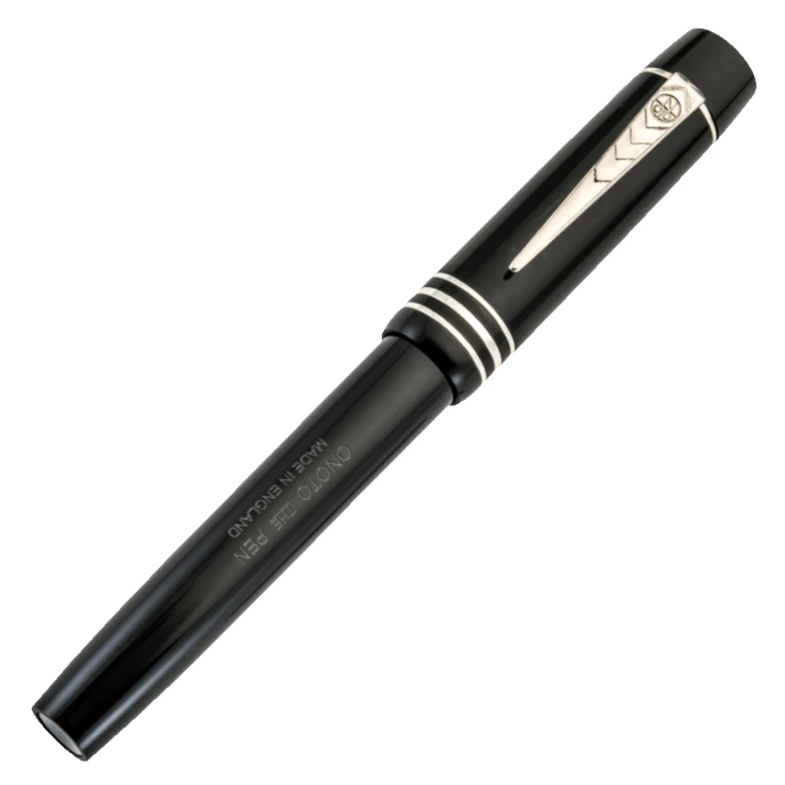 Onoto Magna Black Silver Pióro Wieczne 18k