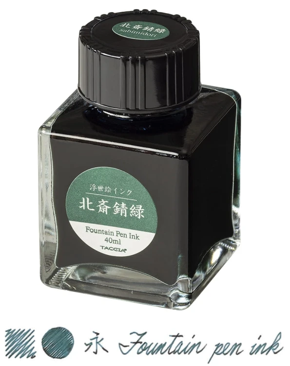 Taccia Ukiyo-e Atrament Hokusai-Sabimidori 40ml