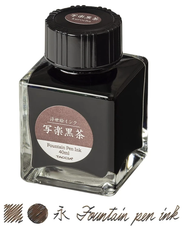 Taccia Ukiyo-e Atrament Sharaku-Kurocha 40ml