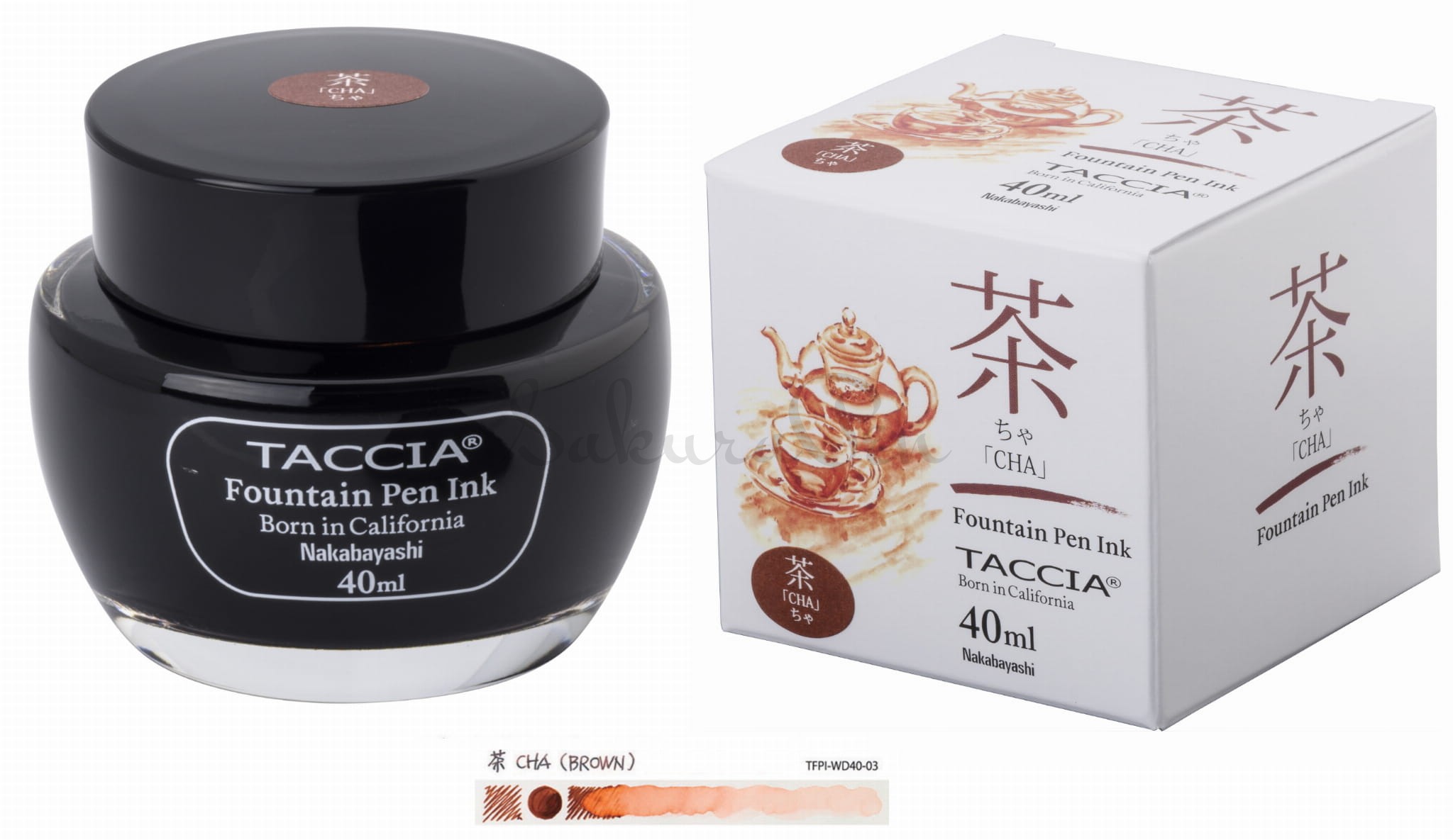 Taccia Sunaoiro Atrament Cha (Brown) 40ml