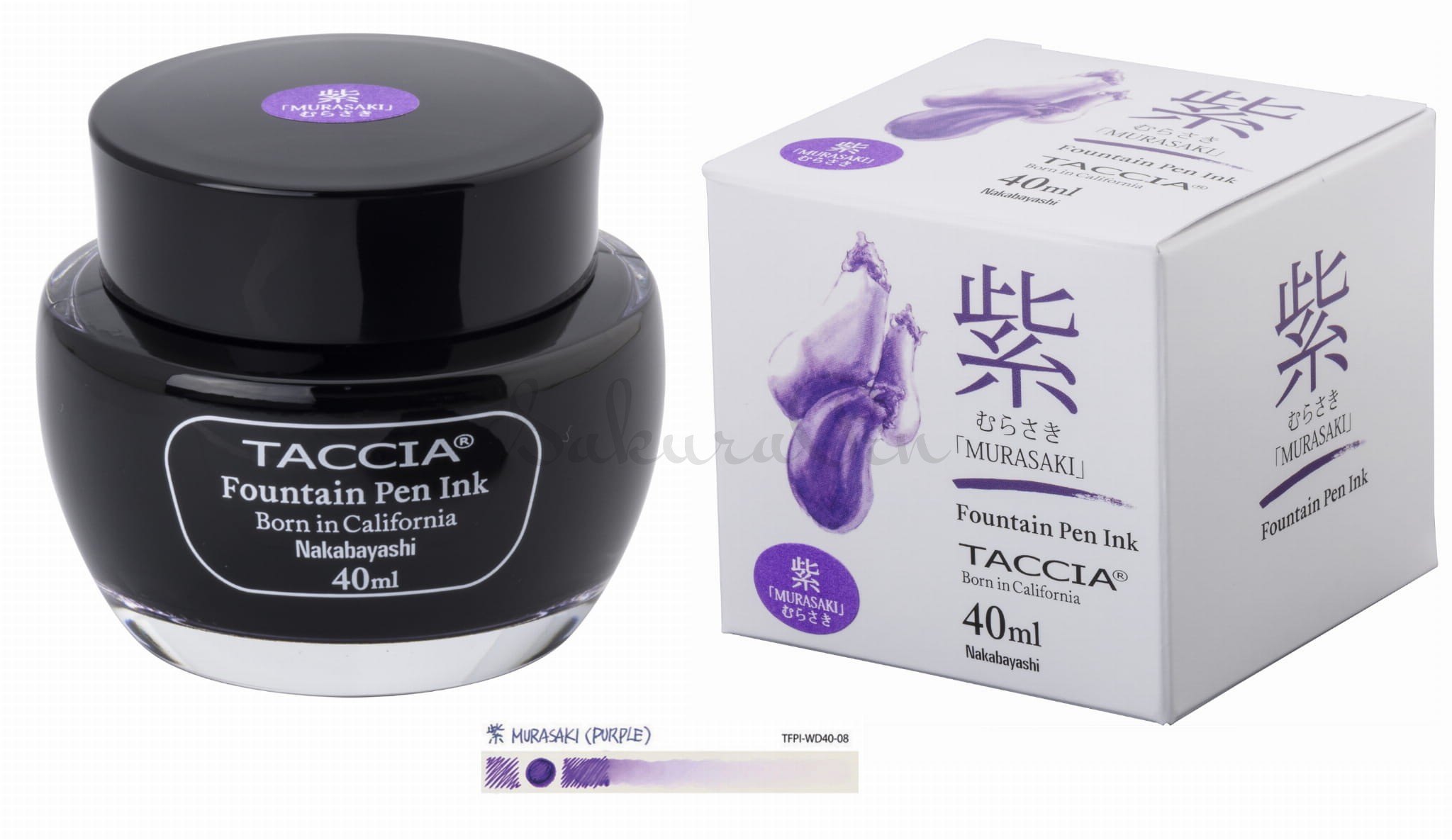 Taccia Sunaoiro Atrament Murasaki (Purple)  40ml