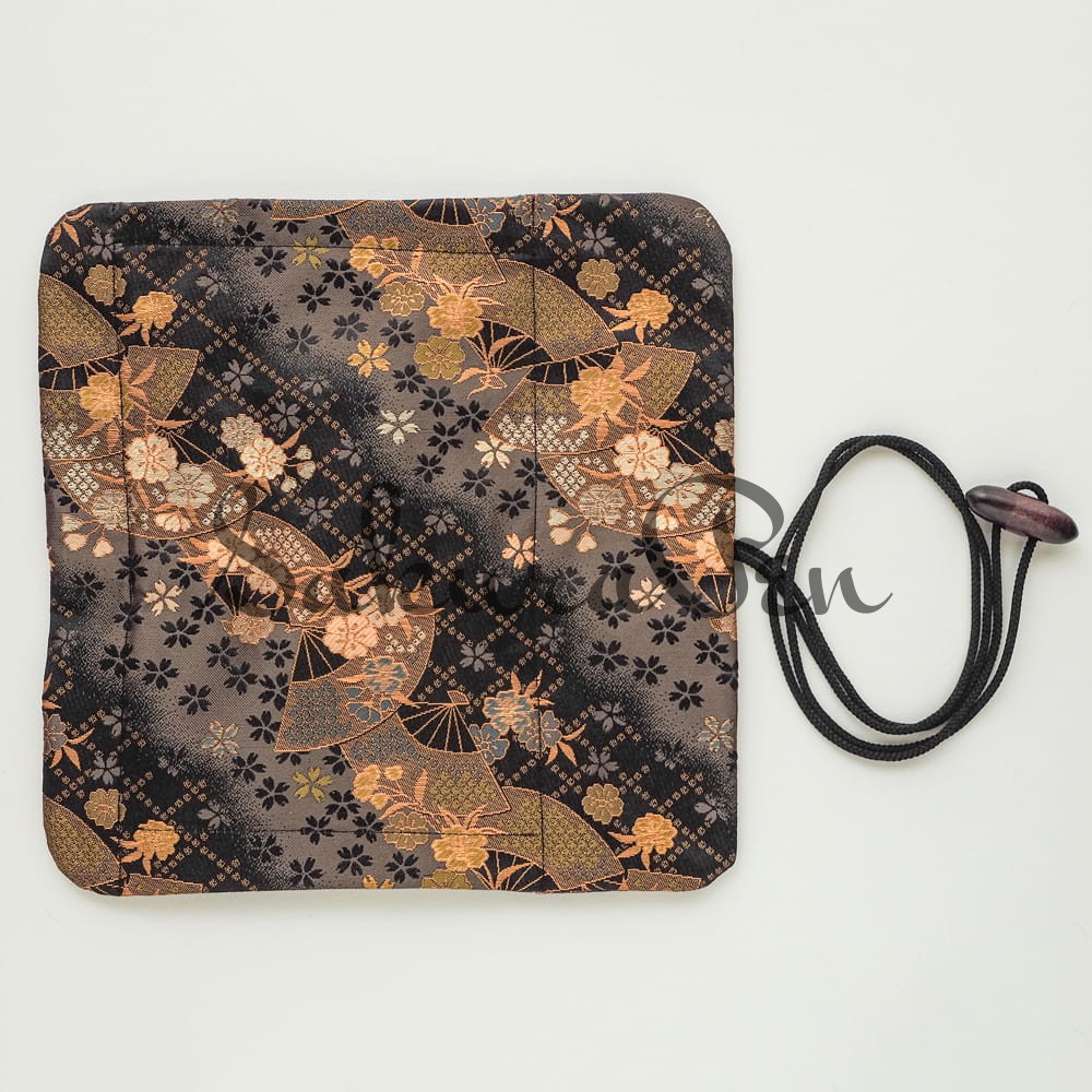 Taccia Etui na 4 Pióra Wieczne 'Nishijin Kinran' Sakura Night