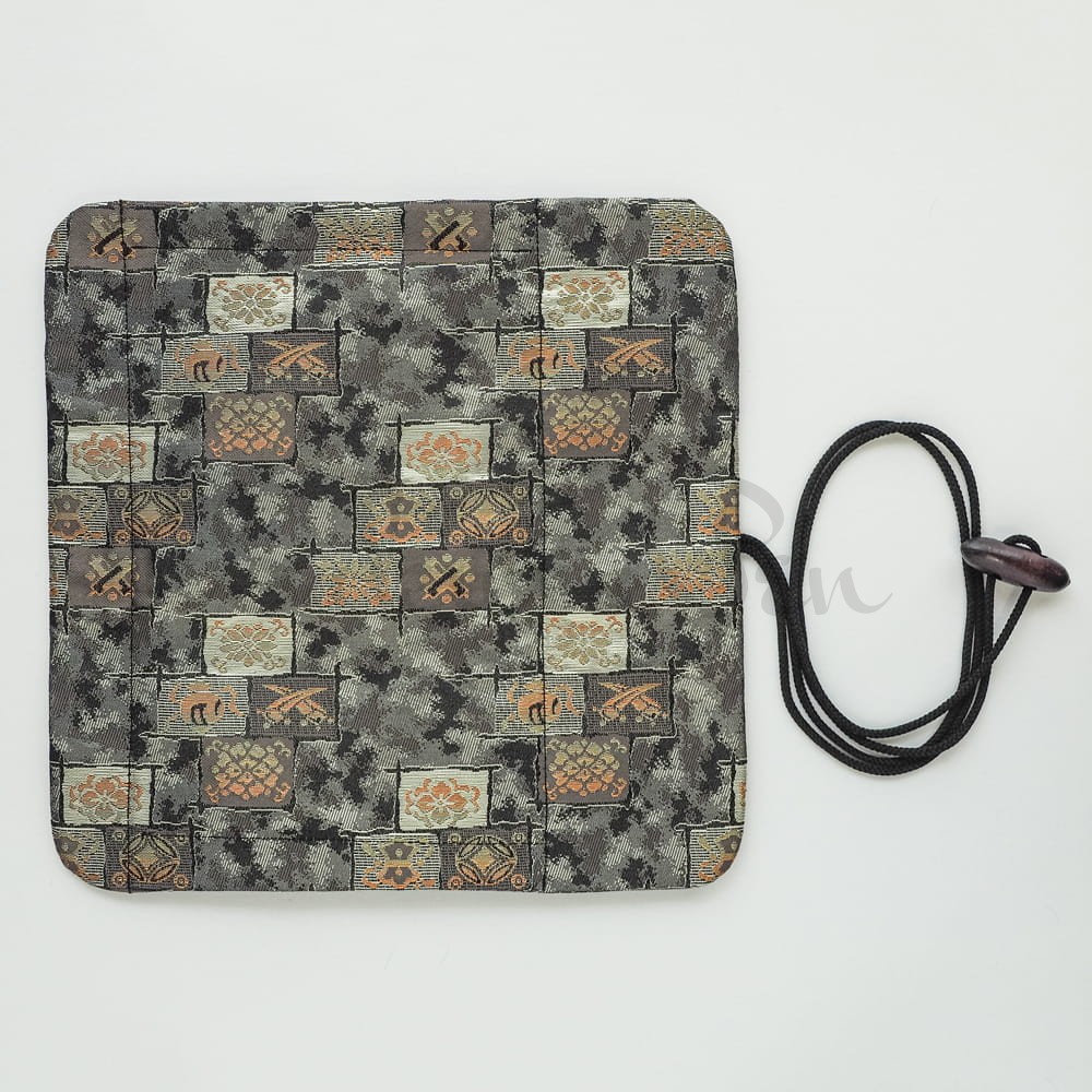Taccia Etui na 4 Pióra Wieczne 'Nishijin Kinran' Mosaic
