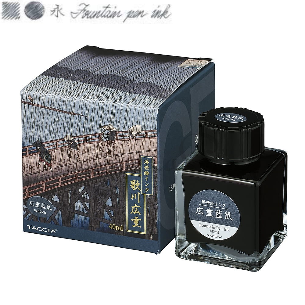 Taccia Ukiyo-e Atrament Hiroshige-Ainezu 40ml