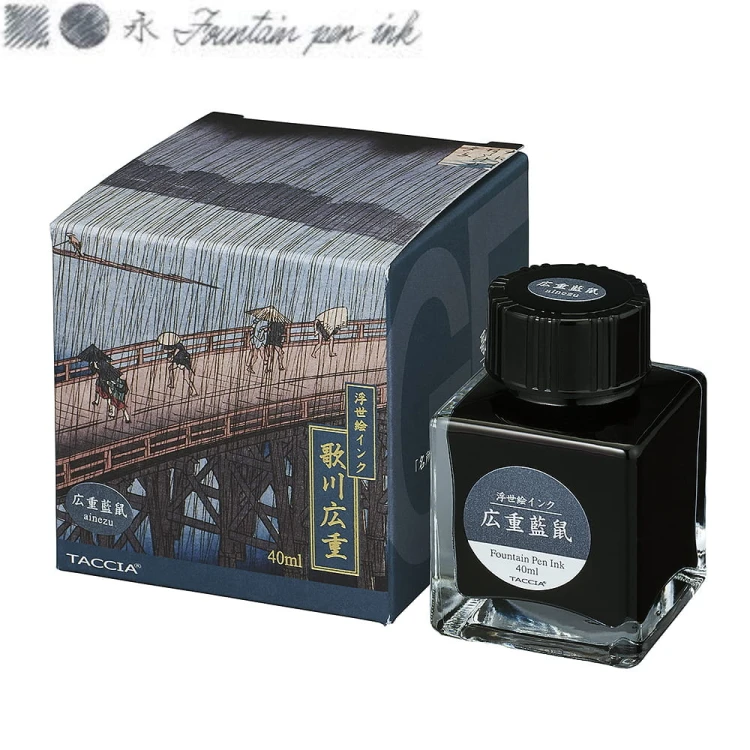 Taccia Ukiyo-e Atrament Hiroshige-Ainezu 40ml