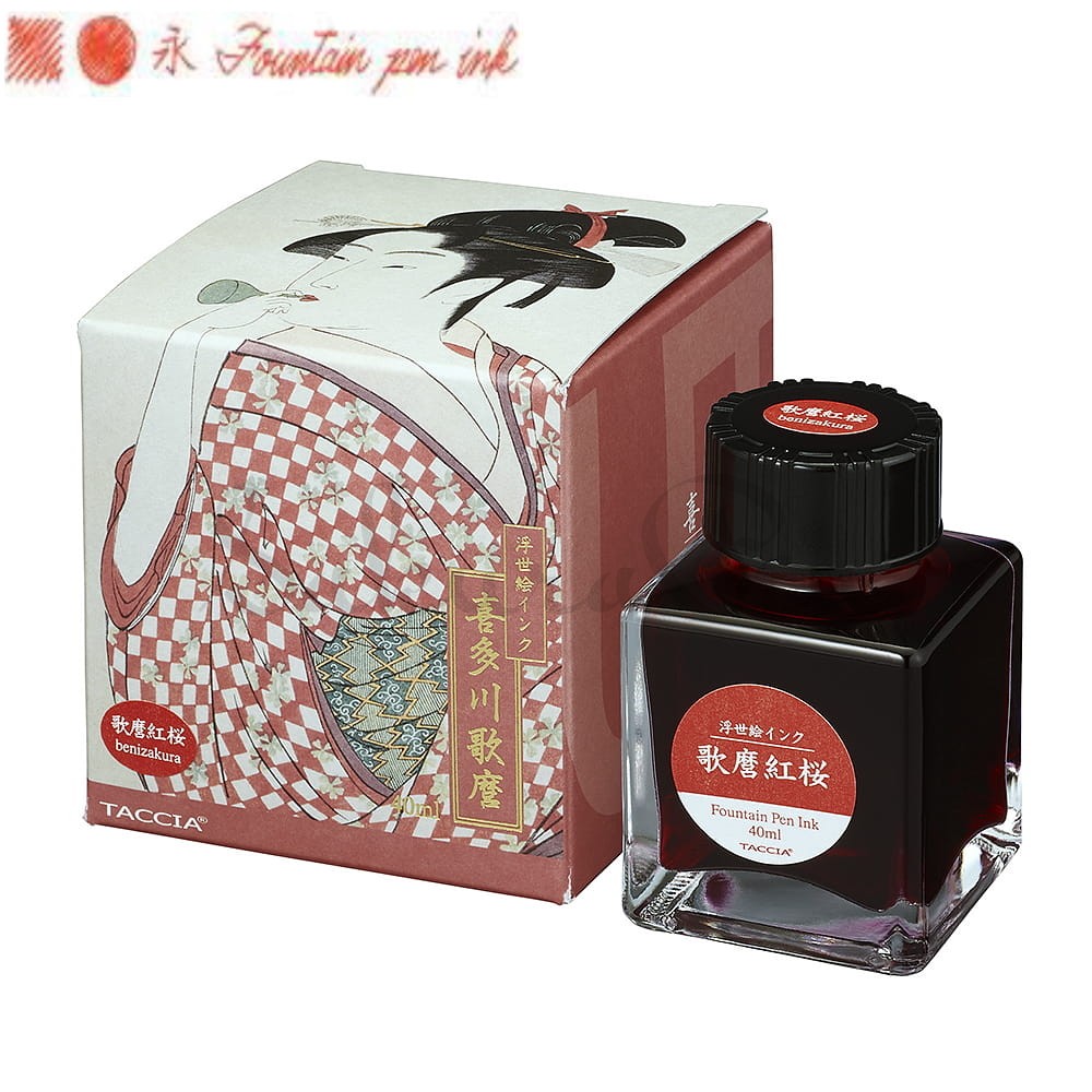 Taccia Ukiyo-e Atrament Utamaro-Benizakura 40ml
