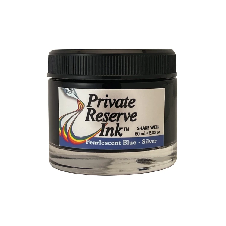 Private Reserve Pearlescent Blue Silver Atrament Perłowy 60ml