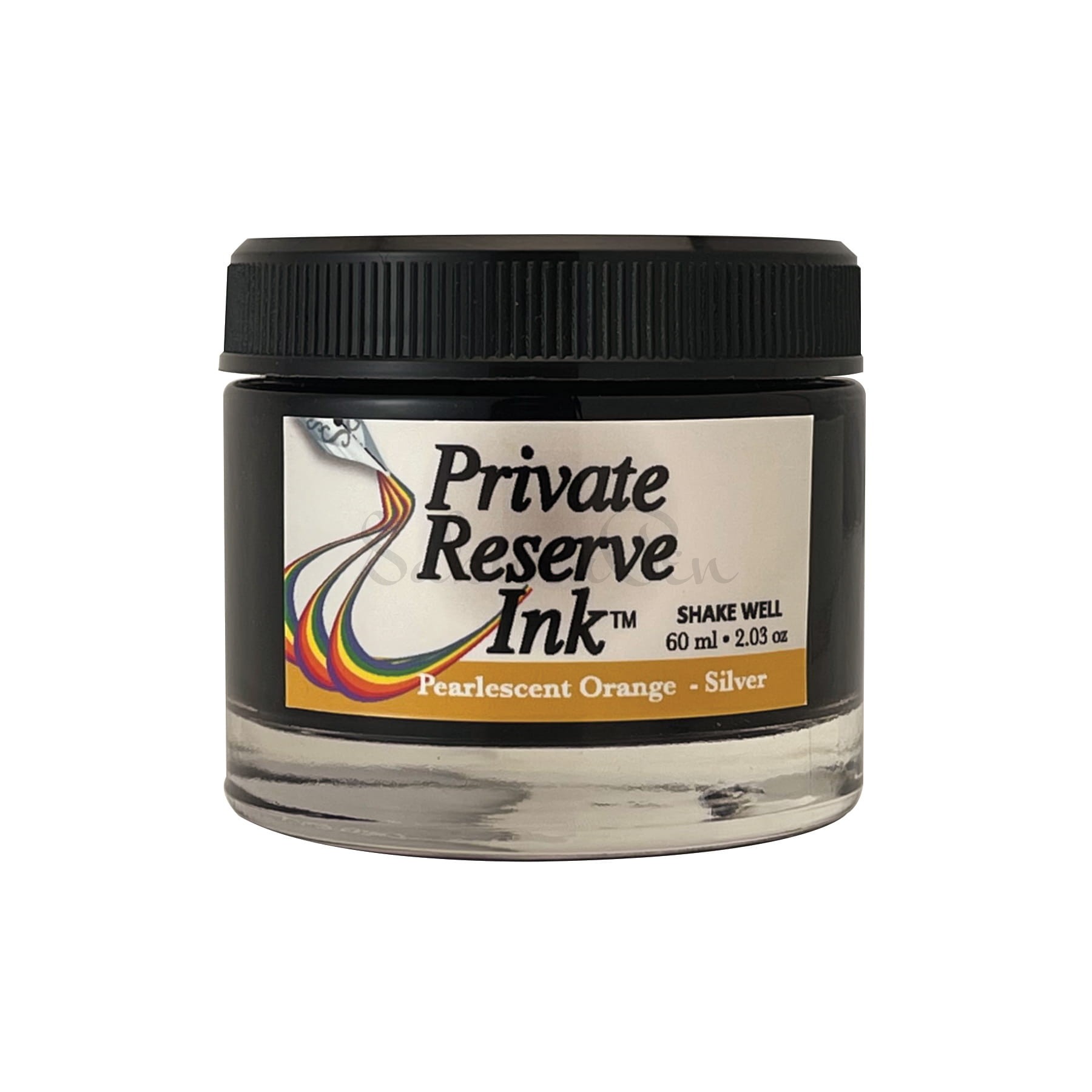 Private Reserve Pearlescent Orange Silver Atrament Perłowy 60ml