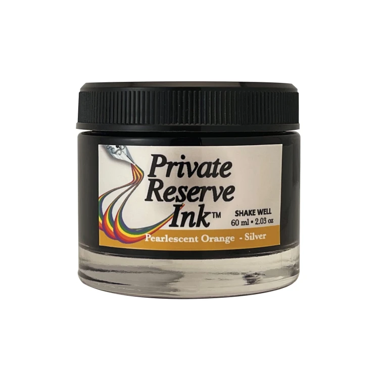 Private Reserve Pearlescent Orange Silver Atrament Perłowy 60ml