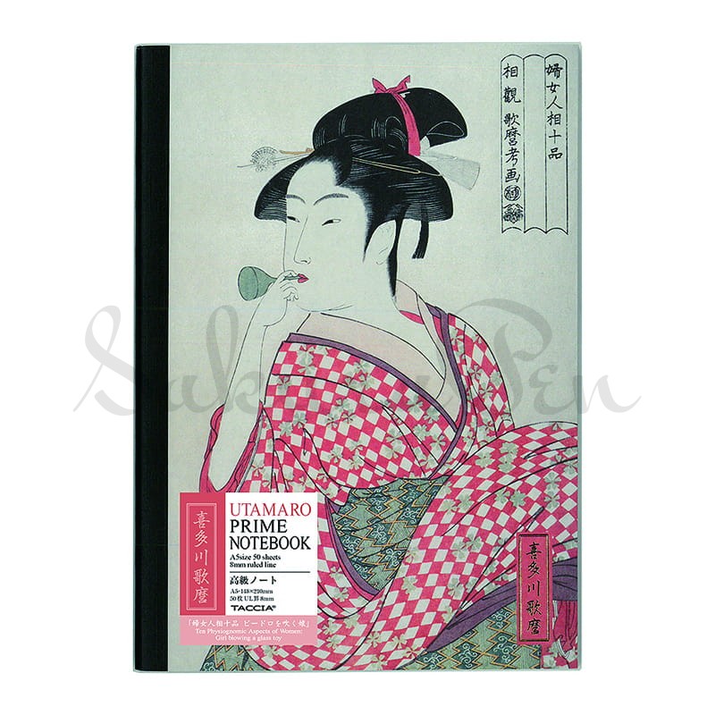 Nakabayashi Taccia A5 Prime Notebook Utamaro Girl Notatnik