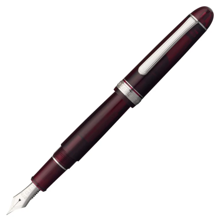Platinum #3776 Century Rhodium Bourgogne Pióro Wieczne 14k
