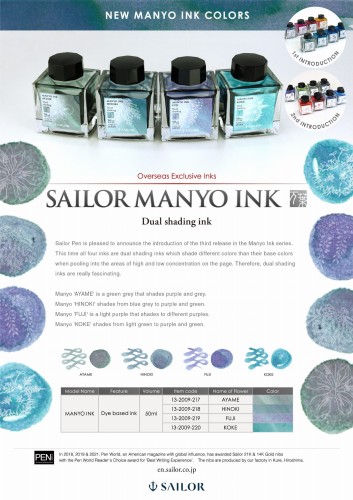 Sailor Atrament MANYO  Koke Dual-Shade 50ml