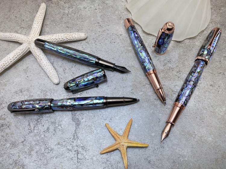 Monteverde Super Mega Abalone Rosegold Pióro Wieczne Limited Edition