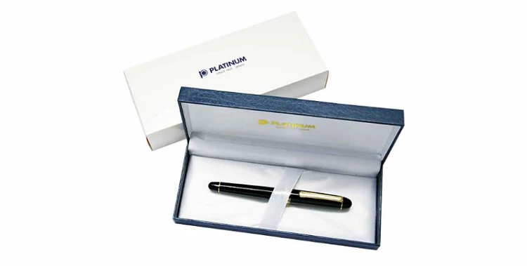 Platinum #3776 Century Gold Black Pióro Wieczne 14k
