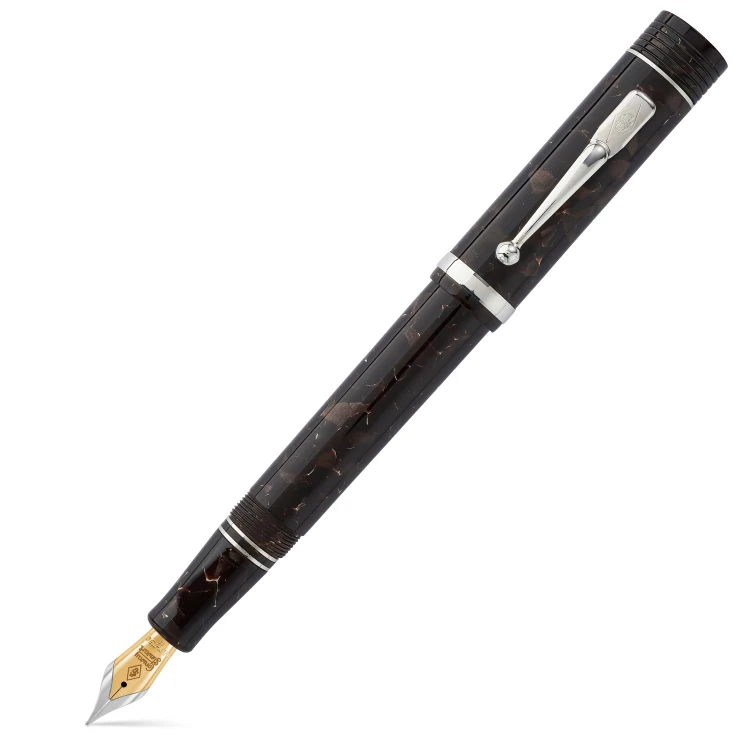 Conway Stewart Churchill Dartmoor Silver Pióro Wieczne 18k