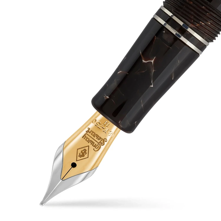 Conway Stewart Churchill Dartmoor Silver Pióro Wieczne 18k