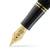 Conway Stewart Churchill Black Gold Lever-Fill Pióro Wieczne 18k