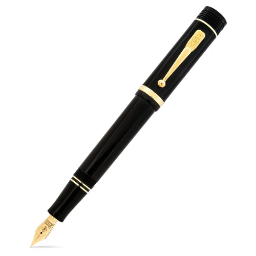 Conway Stewart Churchill Black Gold Pióro Wieczne 18k