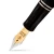 Conway Stewart Churchill Black Chased Silver Pióro Wieczne 18k