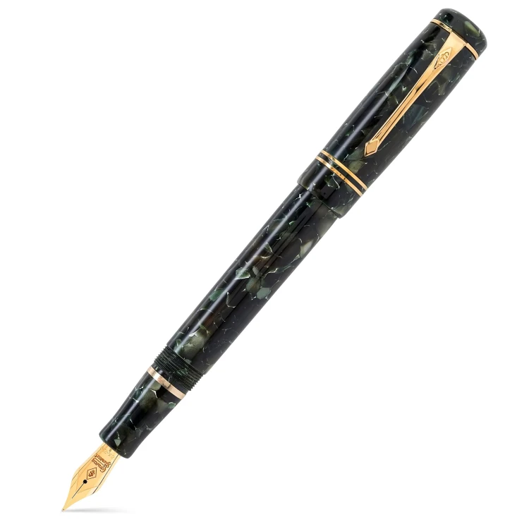 Conway Stewart Winston Green Gold Pióro Wieczne 18k
