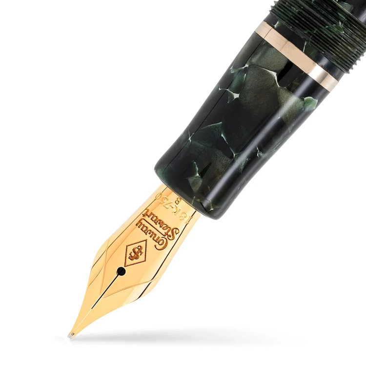Conway Stewart Winston Green Gold Pióro Wieczne 18k