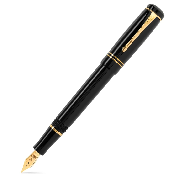 Conway Stewart Winston Black Gold Pióro Wieczne 18k
