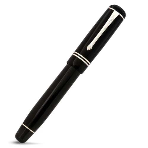 Conway Stewart Winston Black Silver Pióro Wieczne 18k