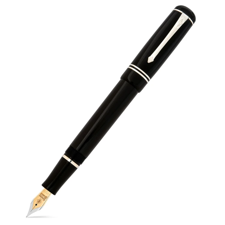 Conway Stewart Winston Black Silver Pióro Wieczne 18k