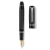 Conway Stewart Winston Black Silver Chased Pióro Wieczne 18k