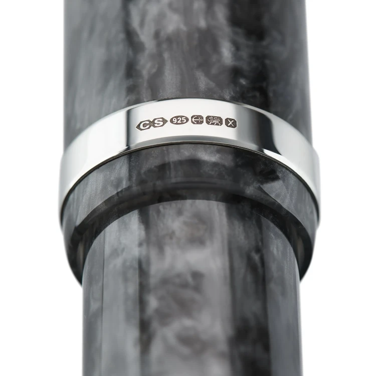 Conway Stewart Churchill Silver Storm Pióro Wieczne 18k