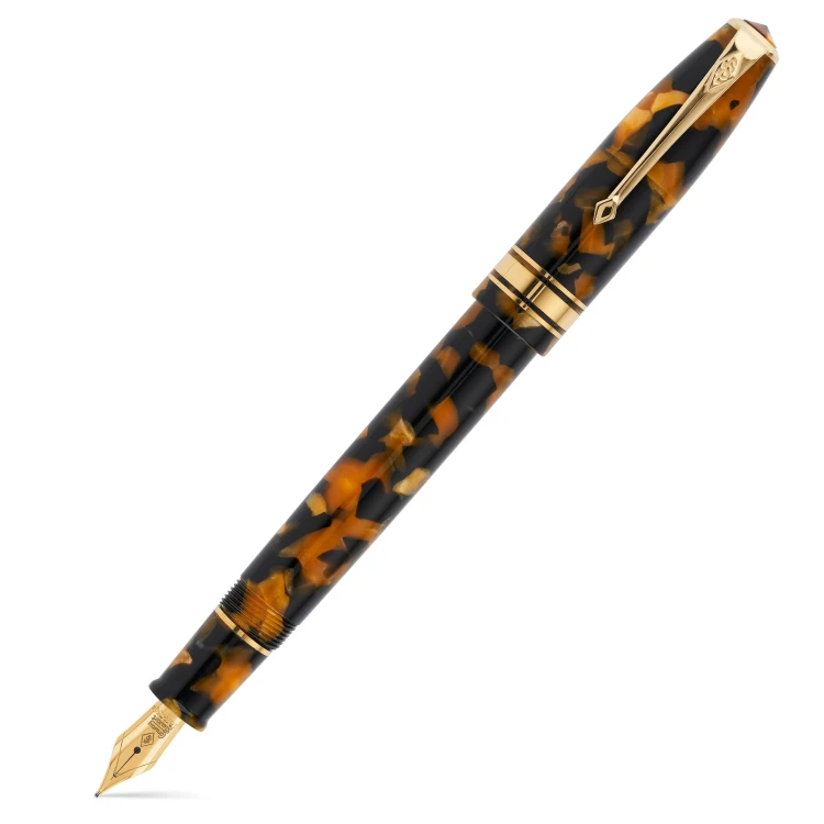 Conway Stewart Series 100 Honey Noire Pióro Wieczne 18k